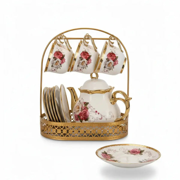 Classic Golden Tea Set Price Doha Qatar