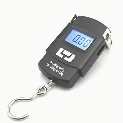 Side view of - Digital Weight Hanging Scale - 50 kg Capacity