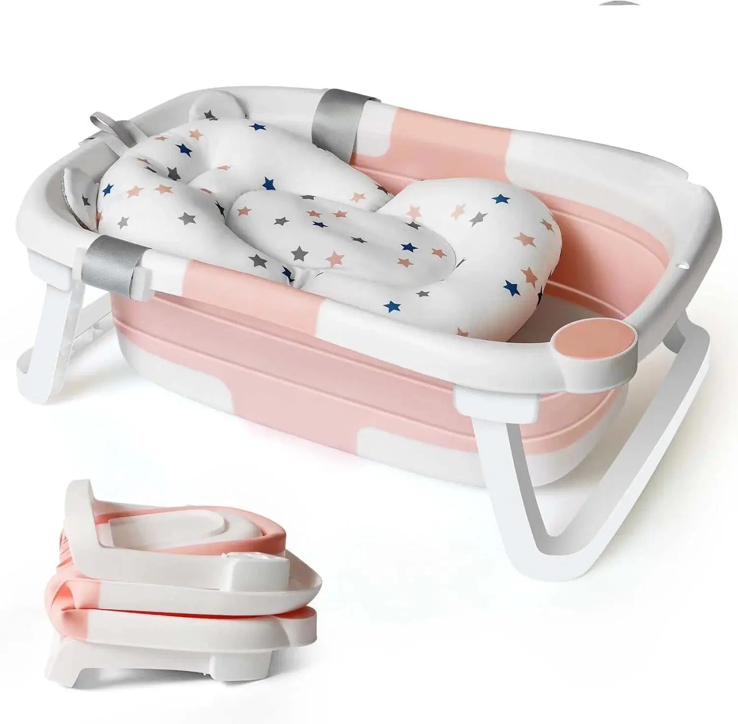 Collapsible Baby Bathtub for Newborn, Foldable Tub Qatar