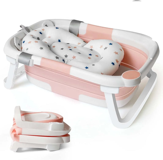 Collapsible Baby Bathtub for Newborn, Foldable Tub Qatar