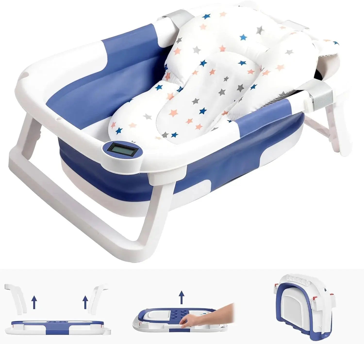 Collapsible Baby Bathtub for Newborn, Foldable Tub Qatar