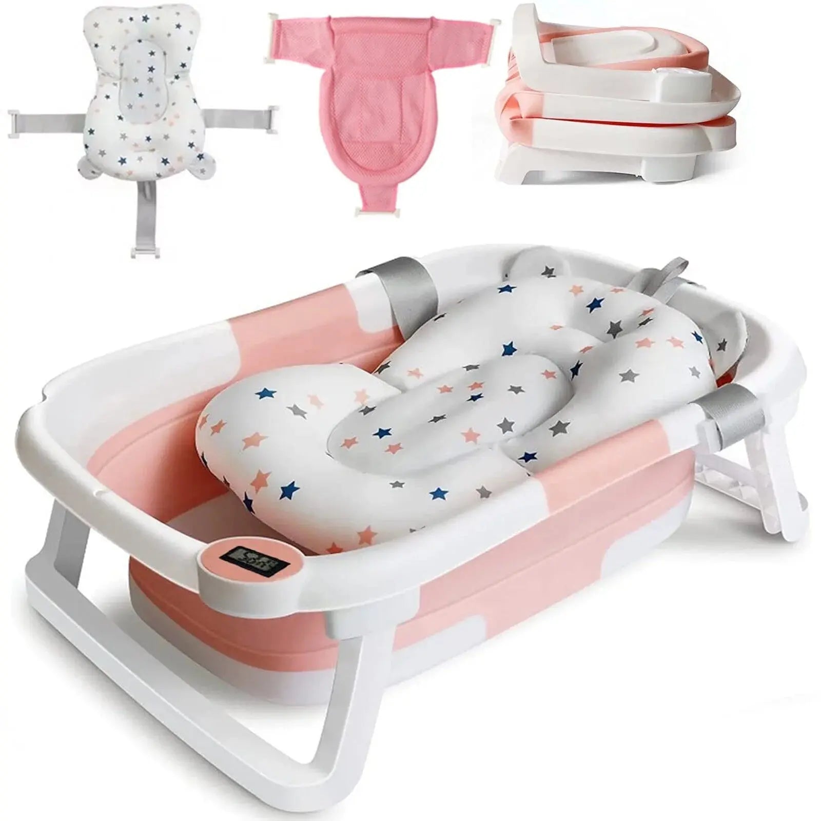 Collapsible Baby Bathtub for Newborn, Foldable Tub Qatar