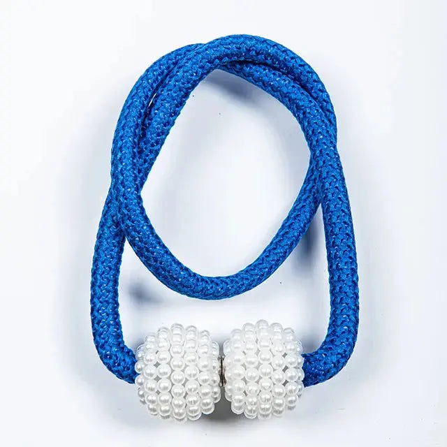 Curtain Clip Tie - Magnetic pearl ball Curtain Accessories
