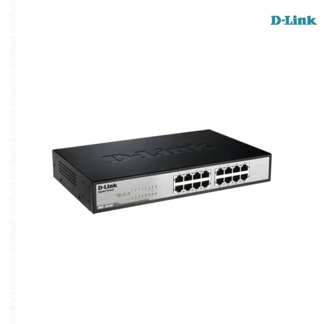 D-Link 16-Port Gigabit Ethernet Switch – Rack mountable