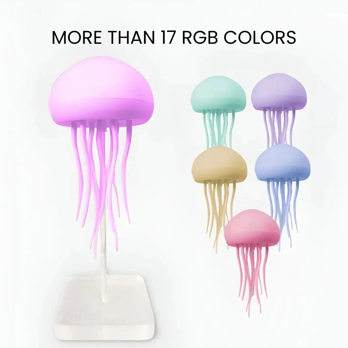 Dancing Jellyfish Mood Light Lamp – RGB LED Sound-Activated Ambient Lamp Scrollcart Qatar 