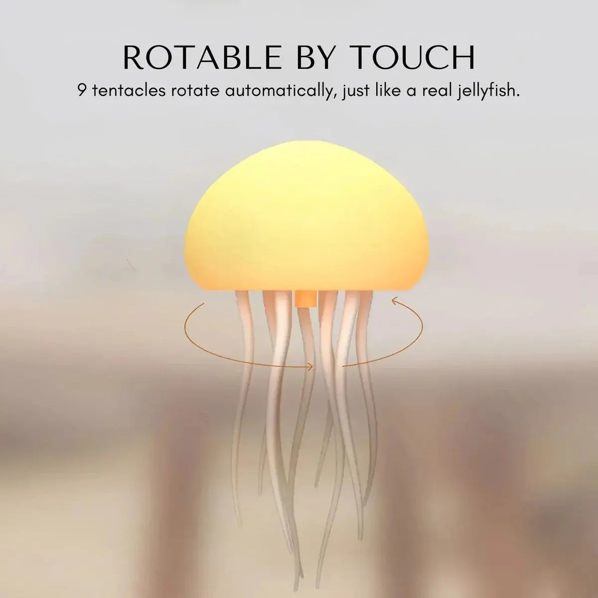 Dancing Jellyfish Mood Light Lamp – RGB LED Sound-Activated Ambient Lamp Scrollcart Qatar 
