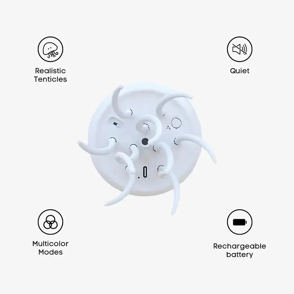 Dancing Jellyfish Mood Light Lamp – RGB LED Sound-Activated Ambient Lamp Scrollcart Qatar 