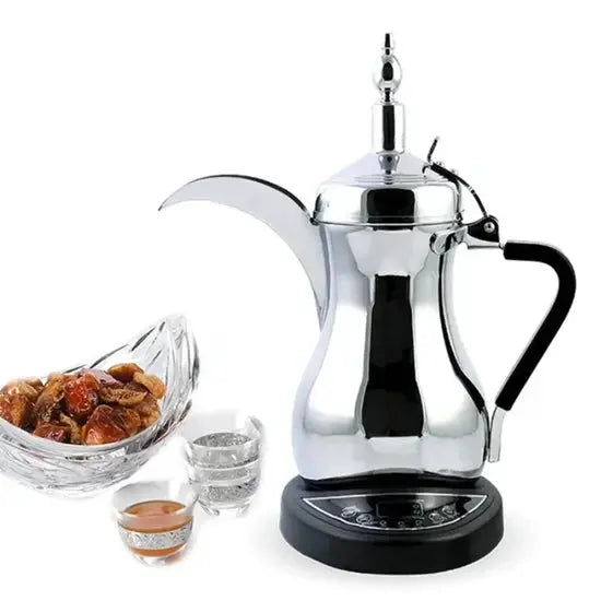 Denx 1L Coffee Pot Set DX2045 – 800W Stainless Steel Electric Coffee & Tea Maker Scrollcart Qatar 