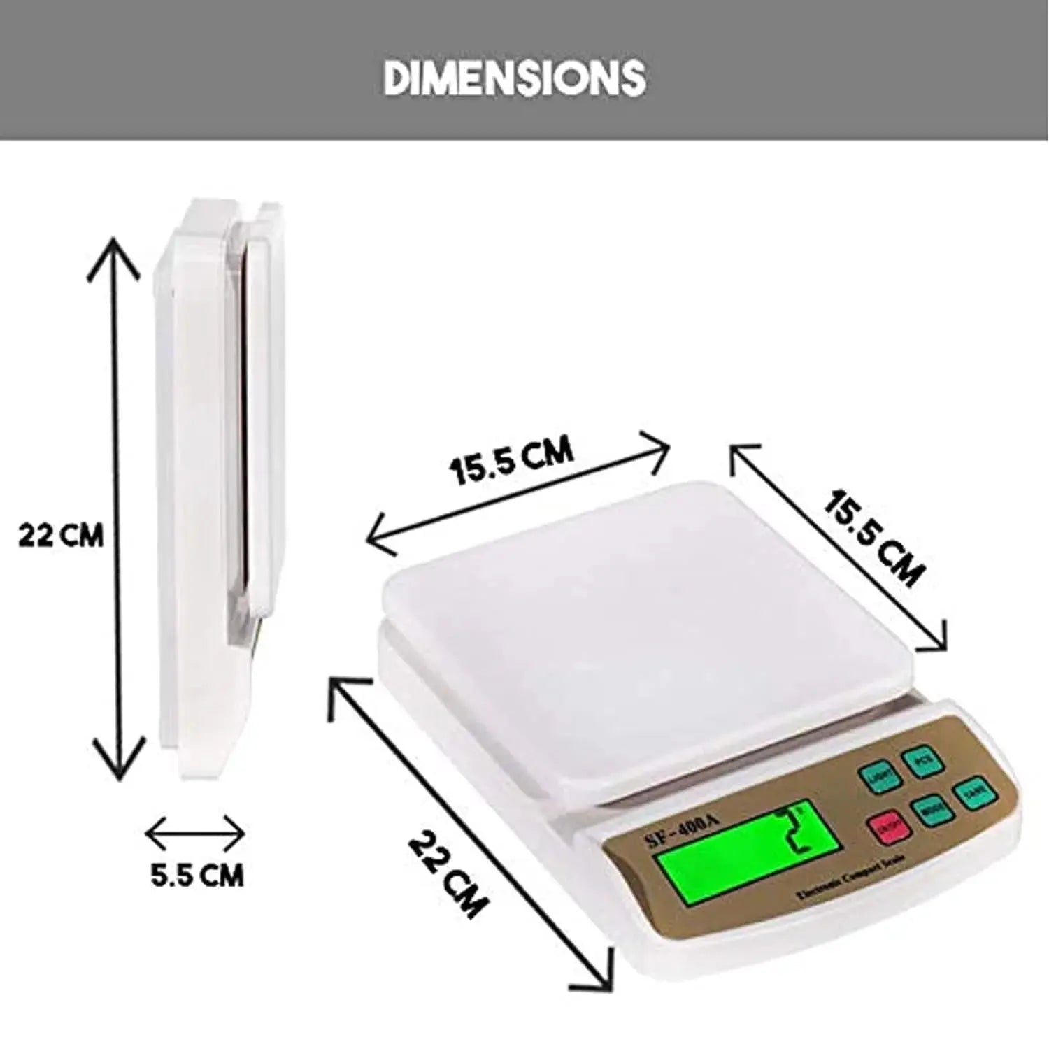 Digital Kitchen Weighing Scale - Multi Purpose Food Scale Scrollcart Qatar 