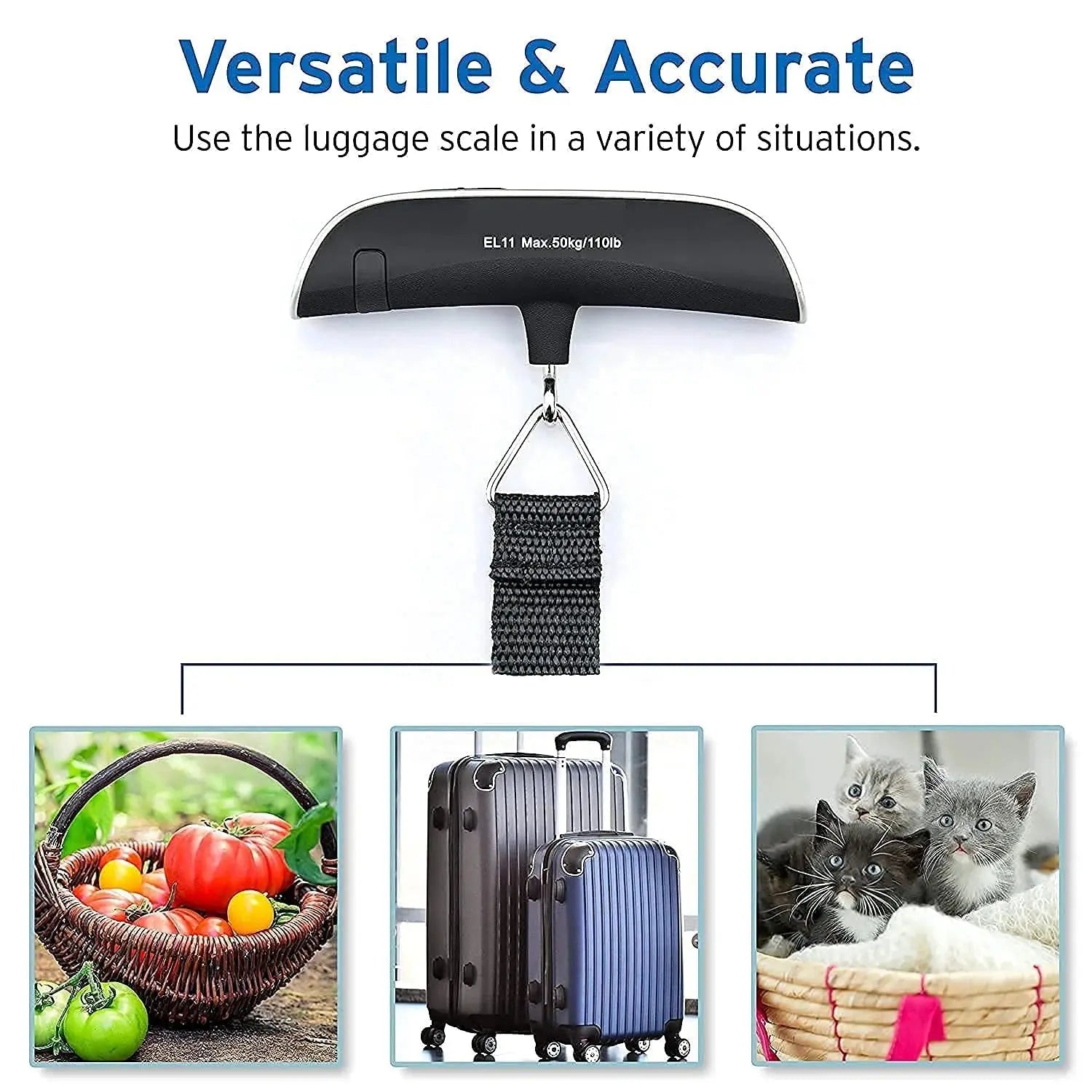 Digital Luggage Scale 50kg Portable Travel Weight Machine Scrollcart Qatar 
