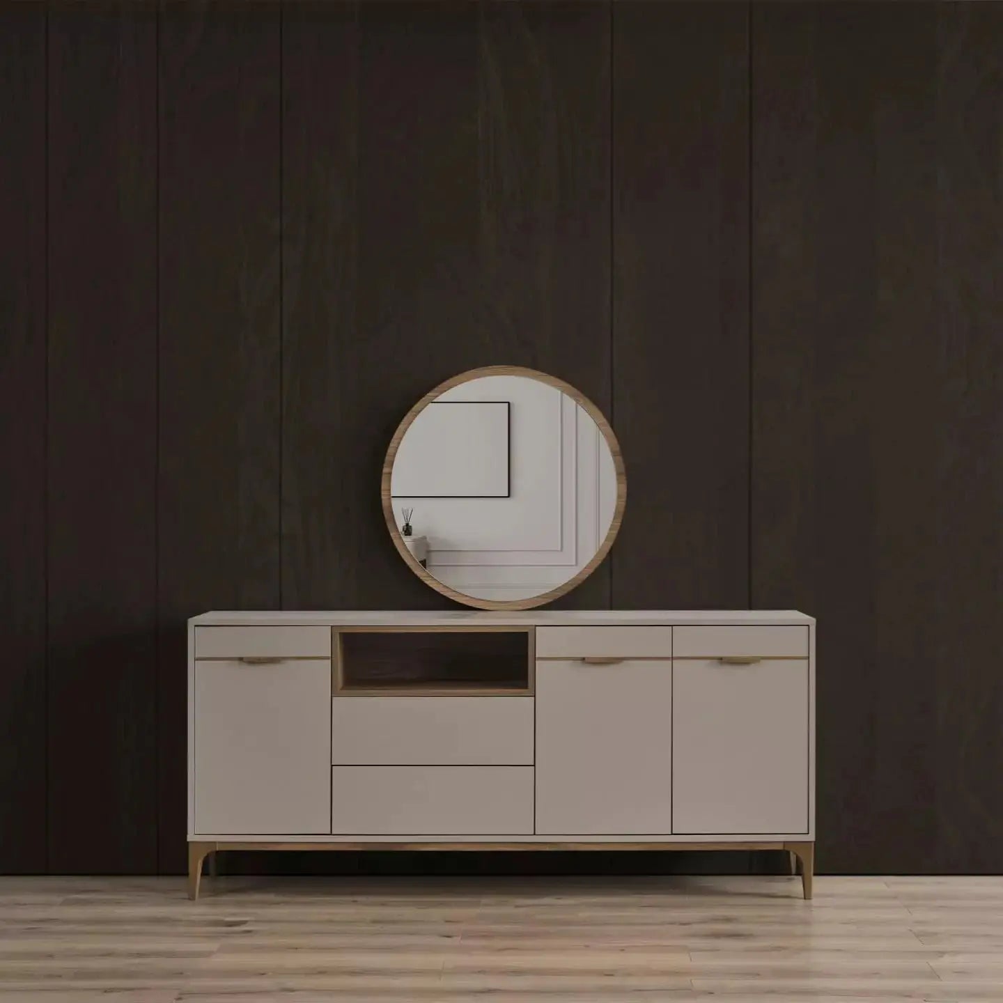 Dining room set | Nova - Storage with mirror