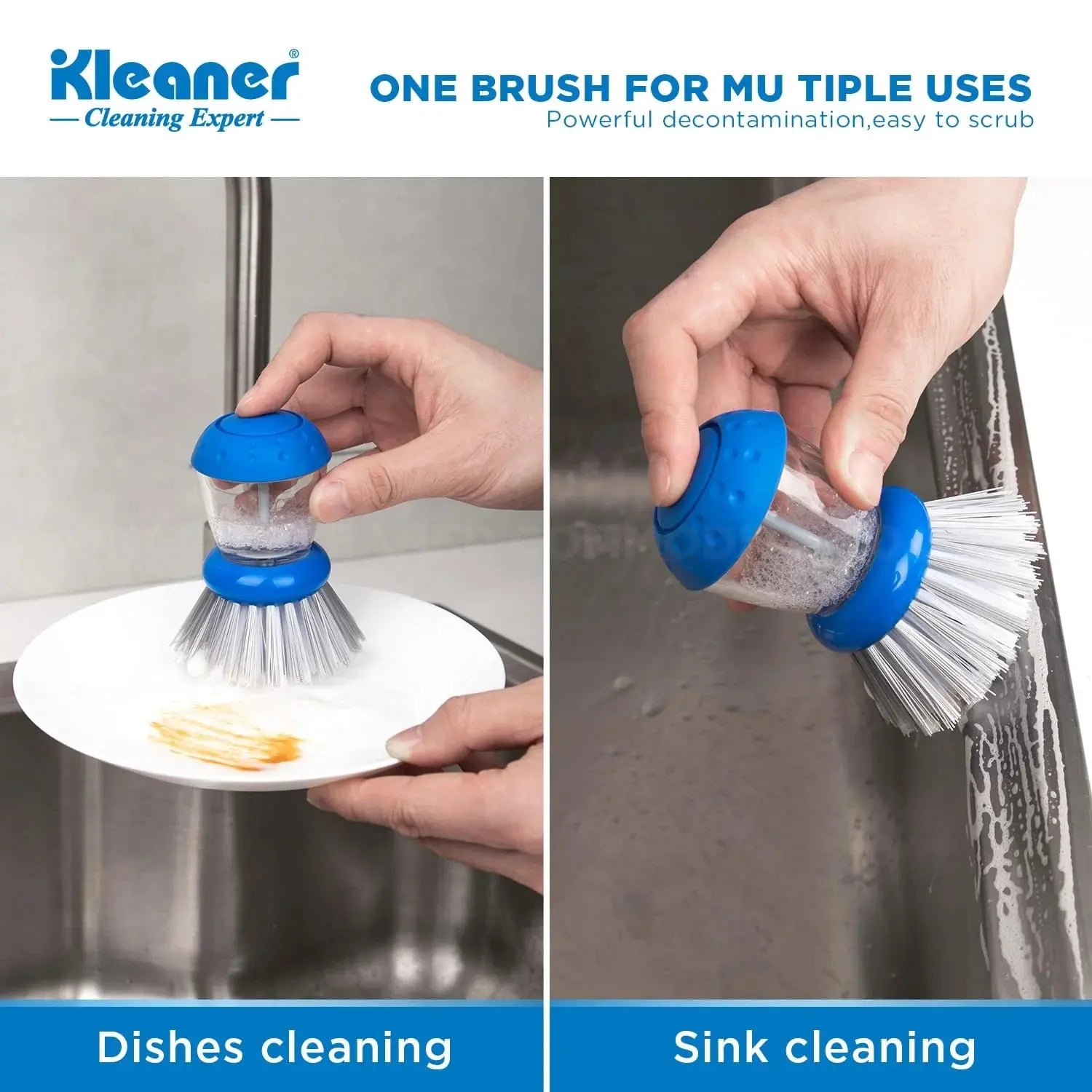 Dish Brush with Soap Dispenser Price Online in Qatar!