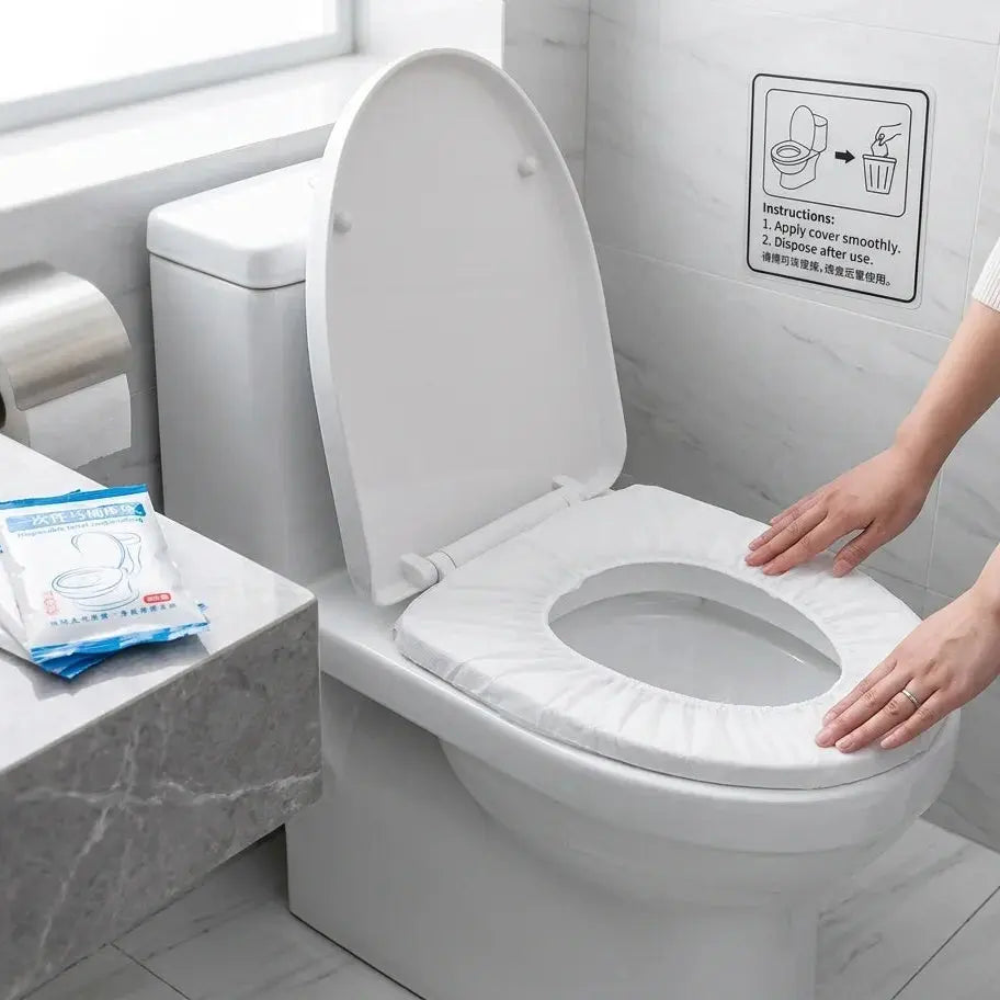 Disposable Premium Elastic Toilet Seat Covers Scrollcart Qatar 