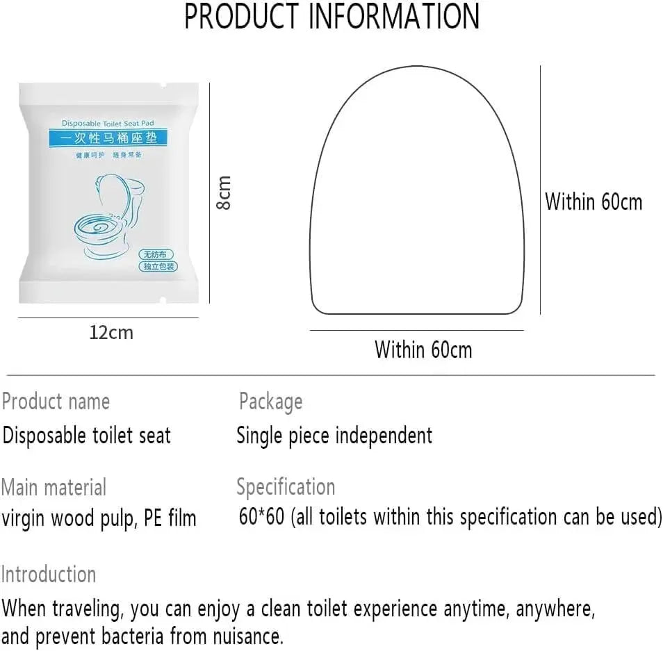 Disposable Premium Elastic Toilet Seat Covers Scrollcart Qatar 