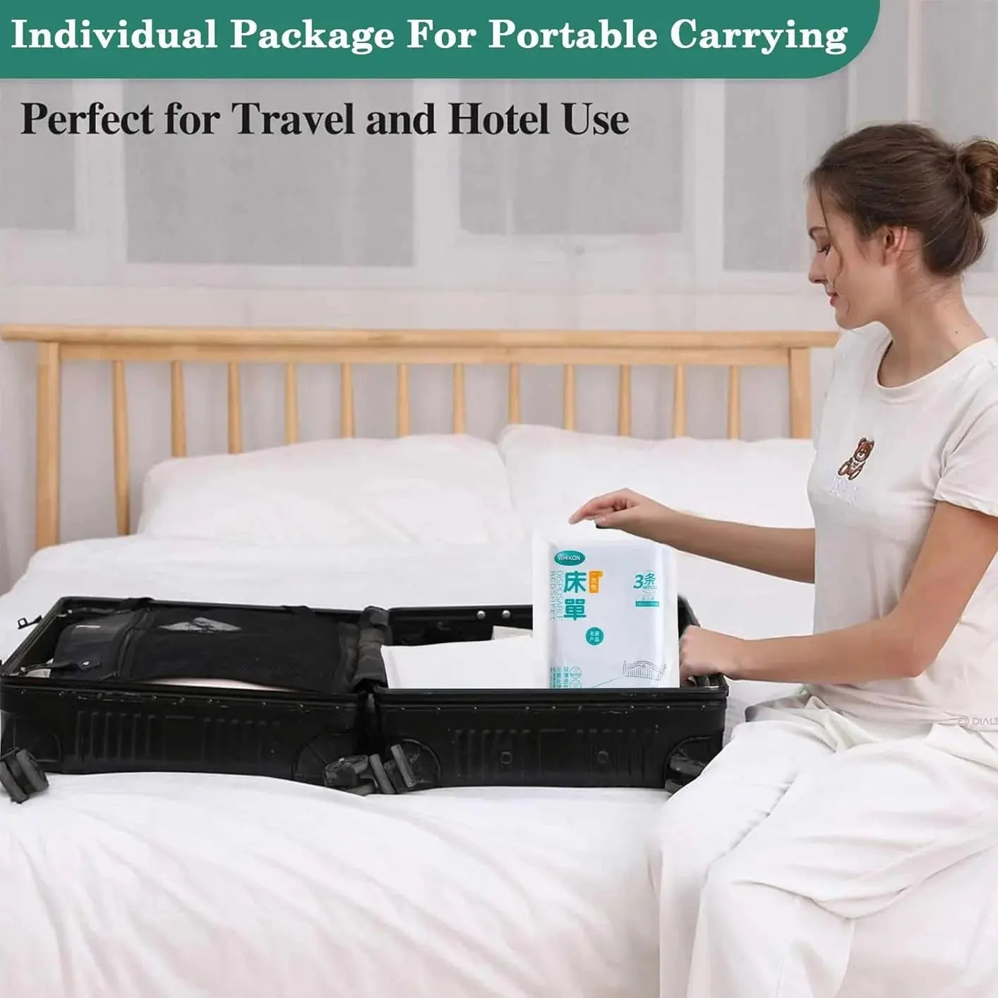Disposable Travel Bed Sheet-Hygienic Bedding Cover Qatar