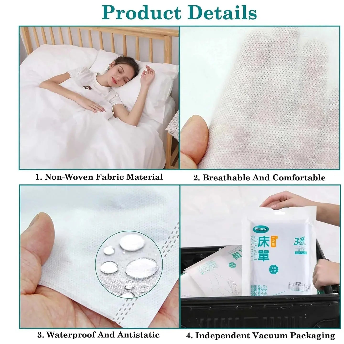 Disposable Travel Bed Sheet-Hygienic Bedding Cover Qatar