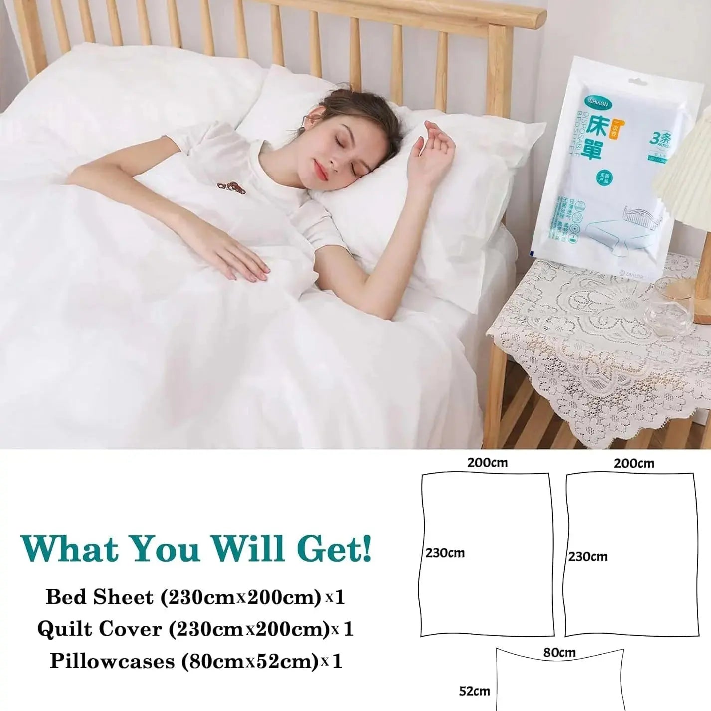 Disposable Travel Bed Sheet-Hygienic Bedding Cover Qatar