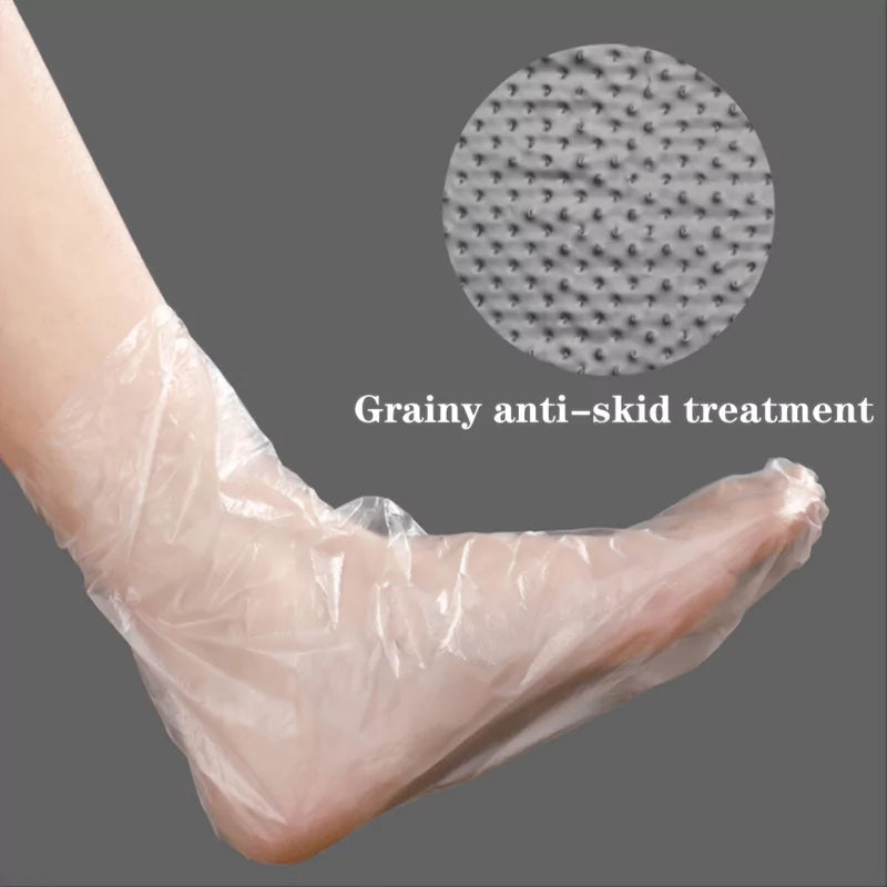  Disposable Plastic Foot Cover -anti skid