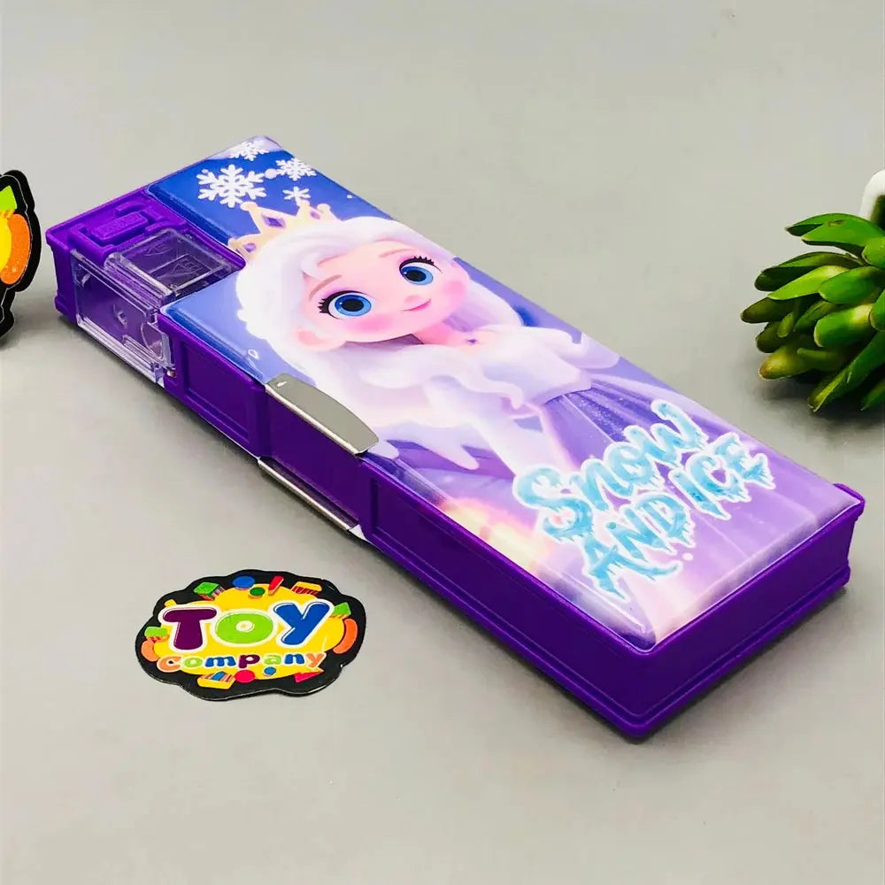 Double-Sided Geometry Box with Dual Sharpener – Kids School Stationery Scrollcart Qatar 