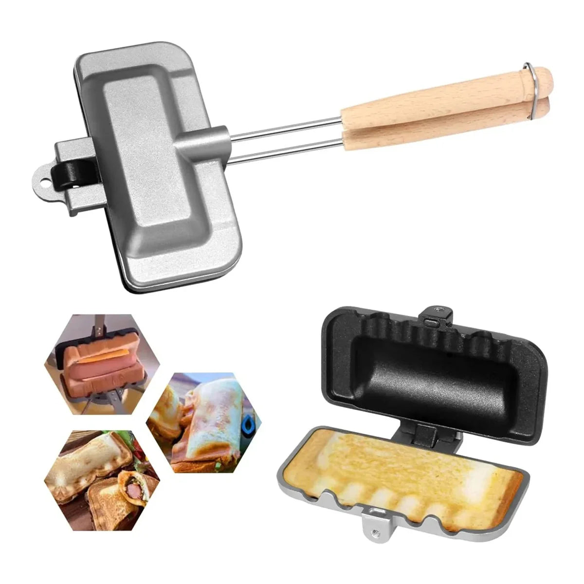 Buy Double-Sided Breakfast Sandwich Maker Online Qatar!