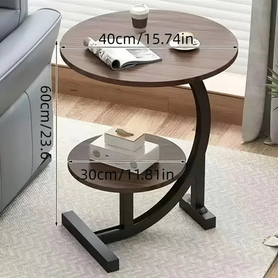 Buy Double Layer Sofa Side Table Price Online in Qatar