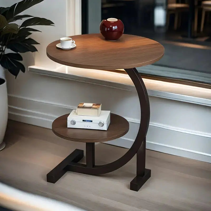 Buy Double Layer Sofa Side Table Price Online in Qatar