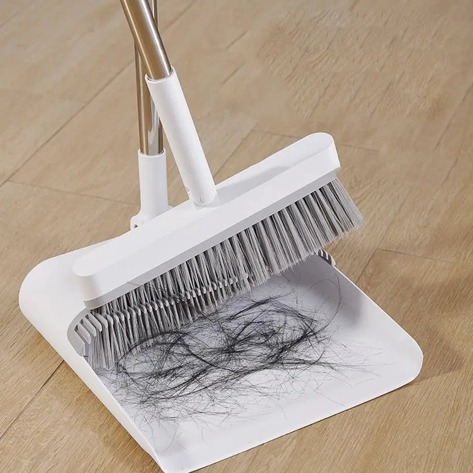 ECOCO Long Handled Dustpan and Brush Set Price Online Qatar