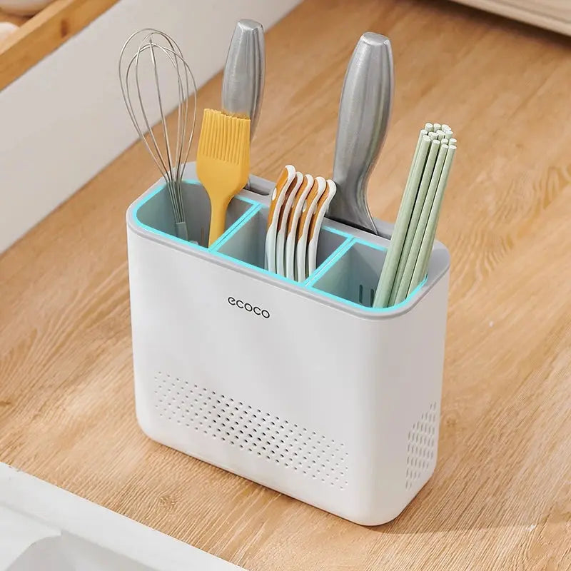 Ecoco Wall Mounted utensil Kitchen Storage Rack Qatar