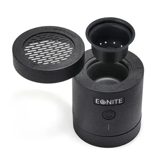 Egnite V2.0 Electronic Bakhoor Burner Black Scrollcart Qatar 