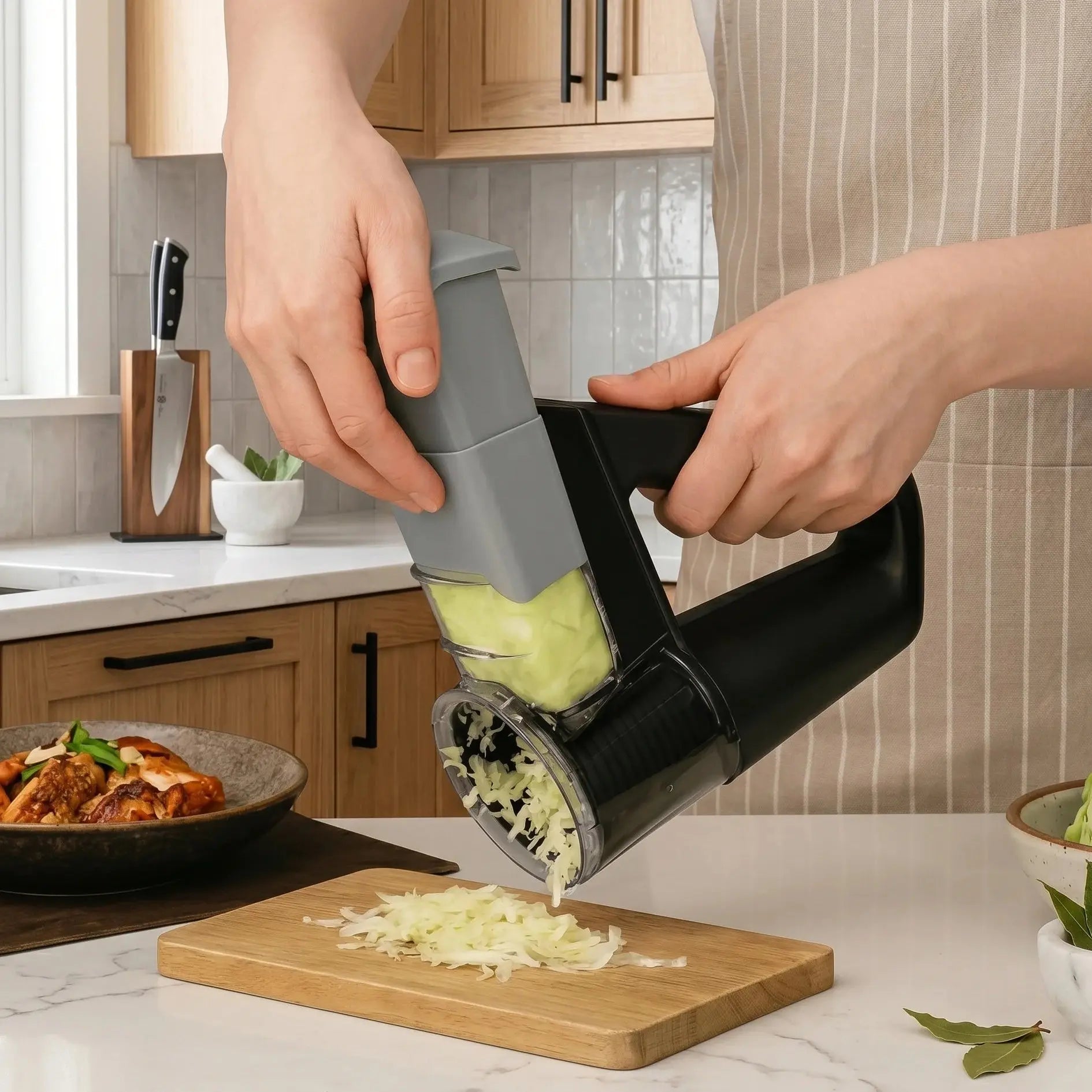 Electric Handheld Vegetable Cutter & Multi-Functional Slicer Scrollcart Qatar 