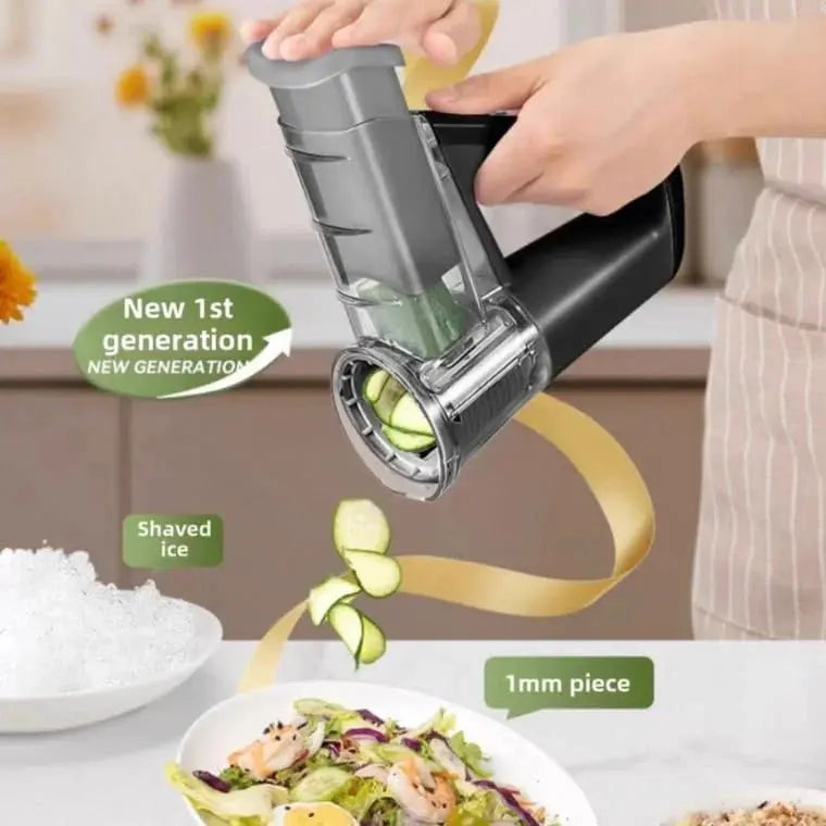 Electric Handheld Vegetable Cutter & Multi-Functional Slicer Scrollcart Qatar 