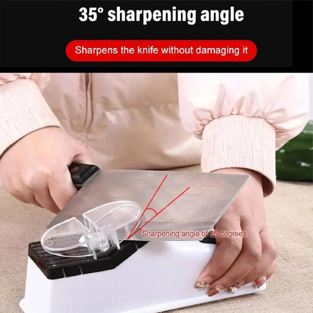 Electric Knife Sharpener 4-in-1 USB Sharpener Doha Qatar