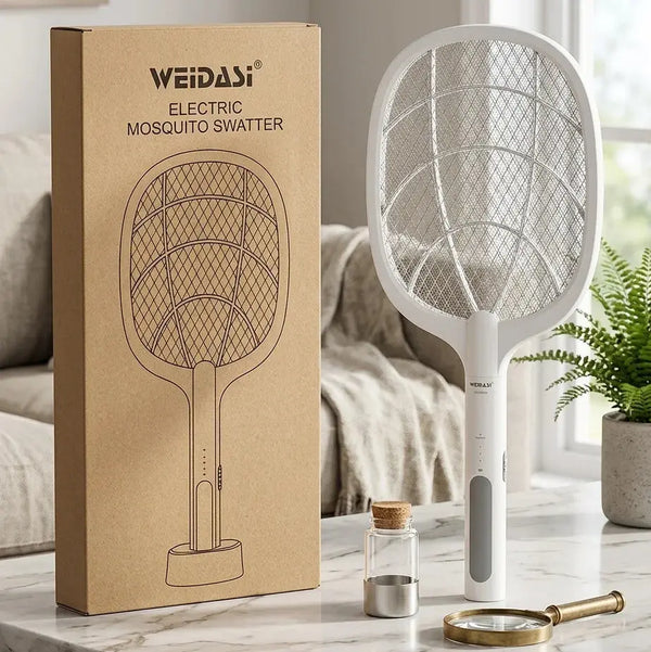 Electric Mosquito Racket with UV Light | Scrollcart Qatar