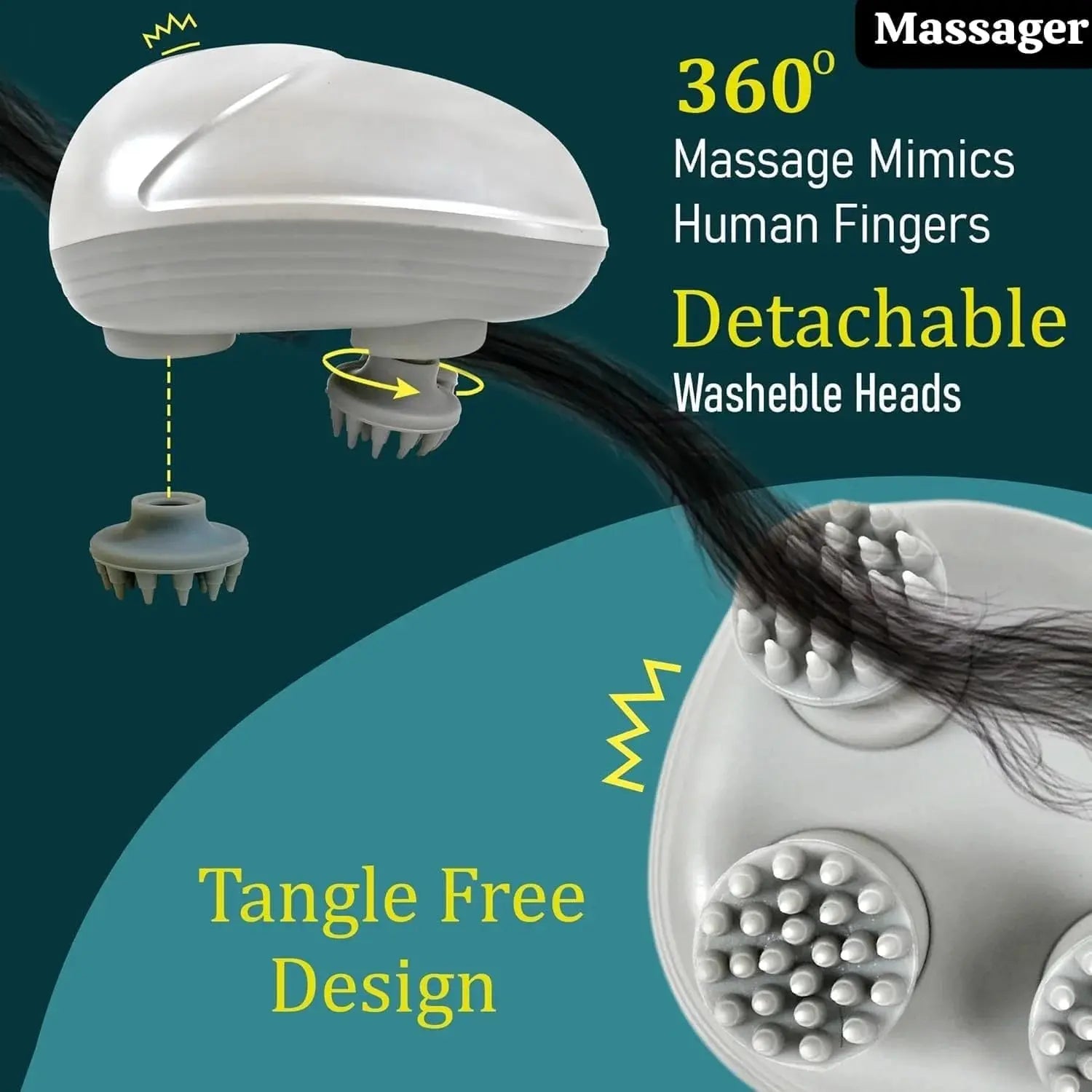 Electric Smart Scalp Massager for Head Relaxation Qatar