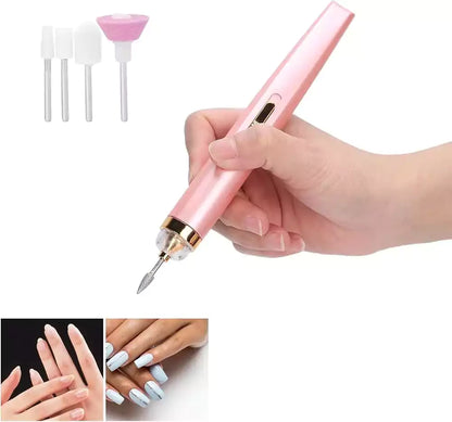 Electric Nail Drill Kit, Rechargeable Cordless Manicure Kit,