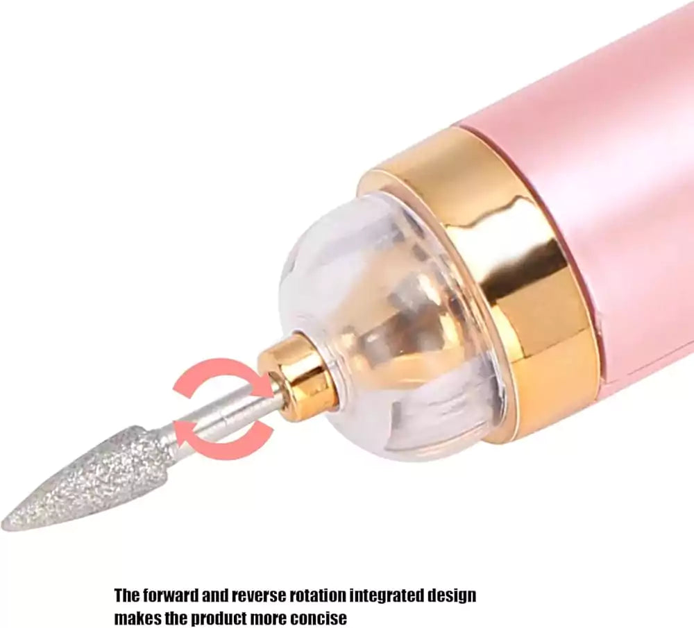 Electric Nail Drill Kit, Rechargeable Cordless Manicure Kit,