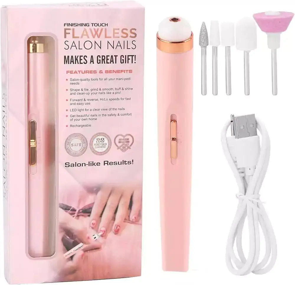 Electric Nail Drill Kit, Rechargeable Cordless Manicure Kit,