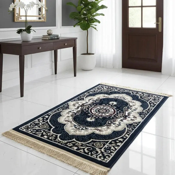indoor door mat placed in modern entryway doha qatar