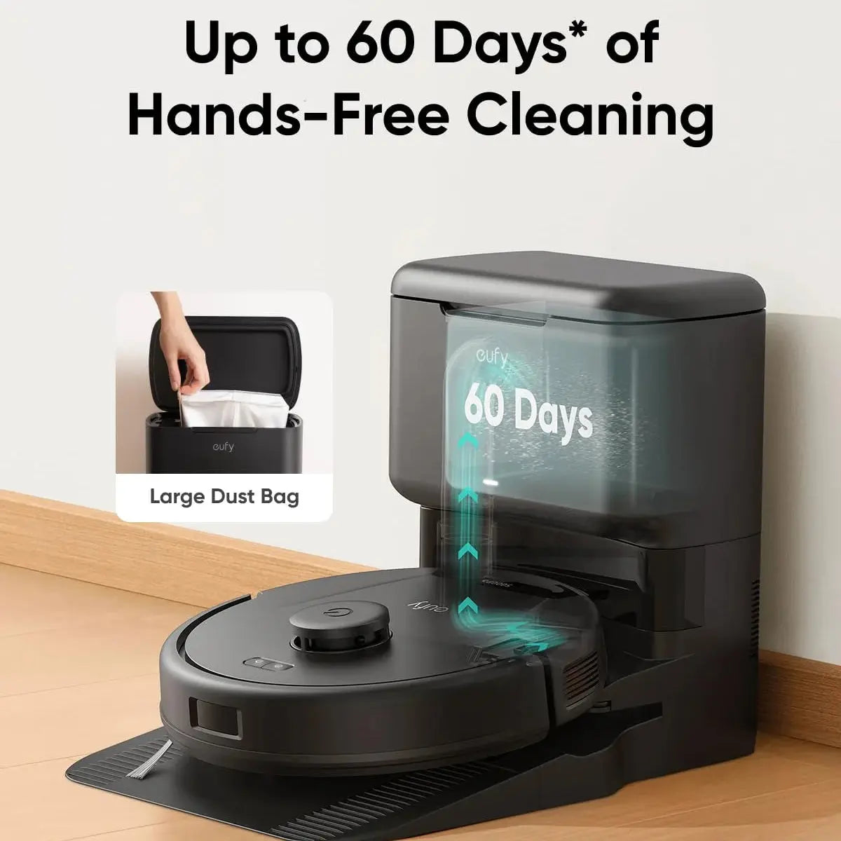 Eufy L60 Hybrid Robot Vacuum with Self-Empty Station Qatar