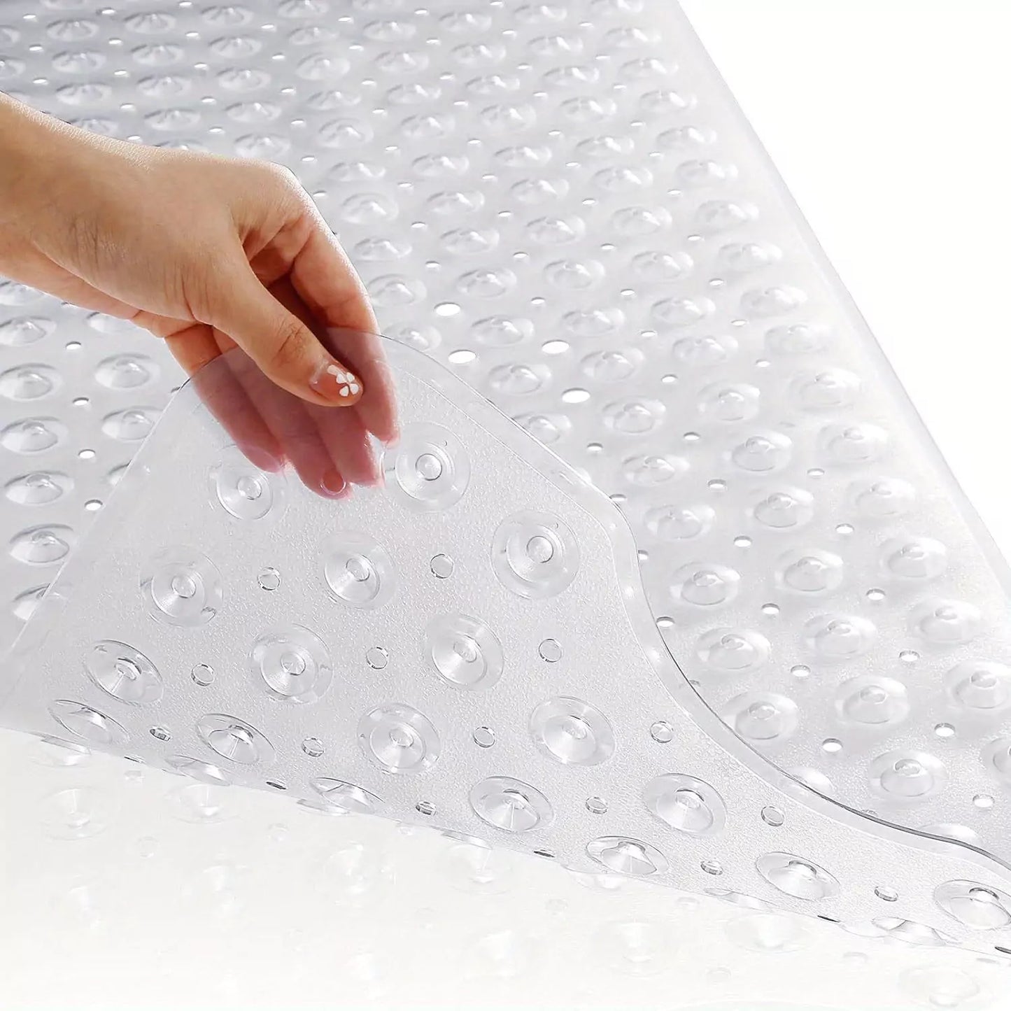 Buy Extra-Long Transparent Non-Slip Bathtub Mat Qatar!