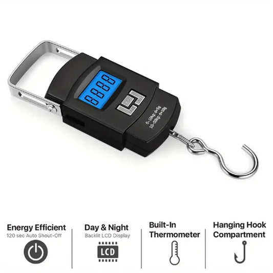 Features of weight hanging scale- Digital Weight Hanging Scale - 50 kg Capacity