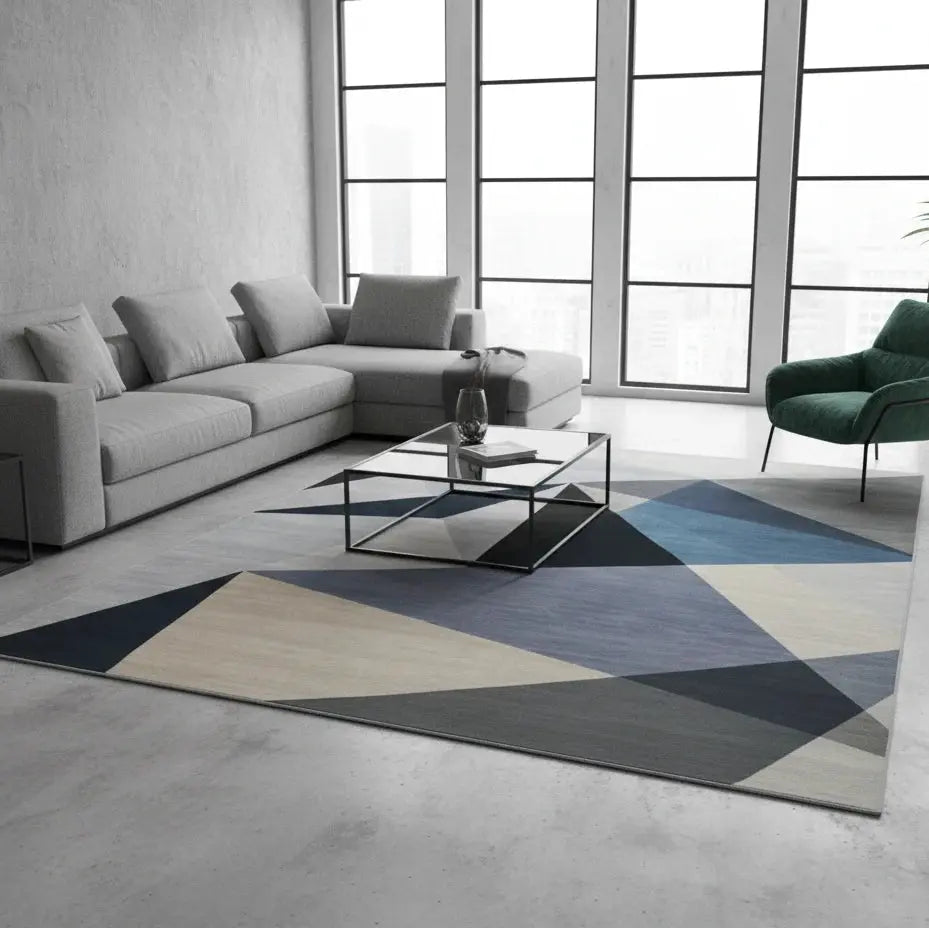 Floor Mat Rug - Non-Slip Stylish Carpet for and Living Room Bedroom Scrollcart Qatar 