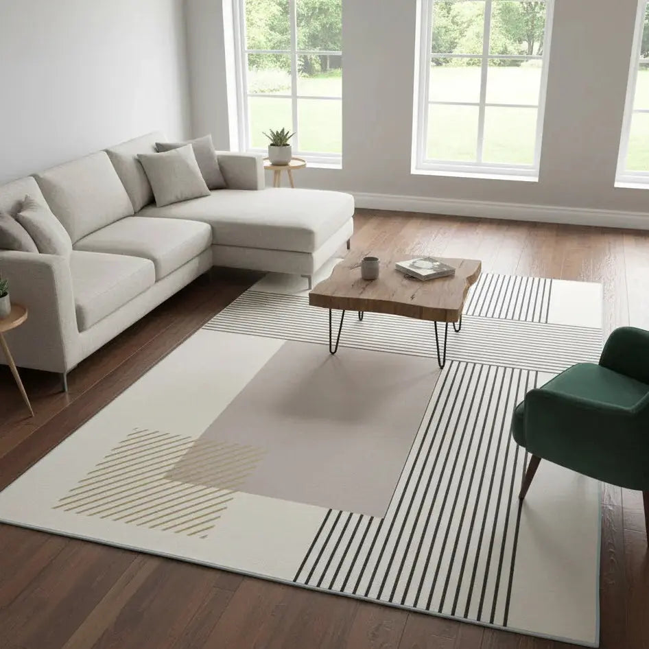 Floor Mat Rug - Non-Slip Stylish Carpet for and Living Room Bedroom Scrollcart Qatar 