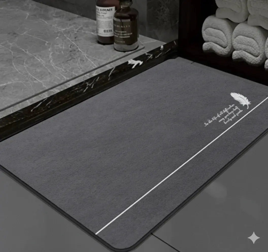 Floor Mat – Quick Dry Super Absorbent Non-Slip Bath Rug for Bathroom, Kitchen & Entryway Scrollcart Qatar 