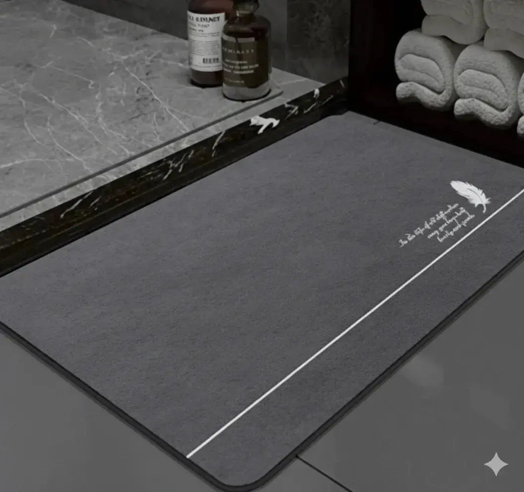 Floor Mat – Quick Dry Super Absorbent Non-Slip Bath Rug for Bathroom, Kitchen & Entryway Scrollcart Qatar 
