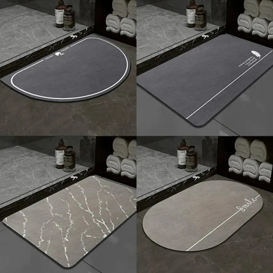 Floor Mat – Quick Dry Super Absorbent Non-Slip Bath Rug for Bathroom, Kitchen & Entryway Scrollcart Qatar 