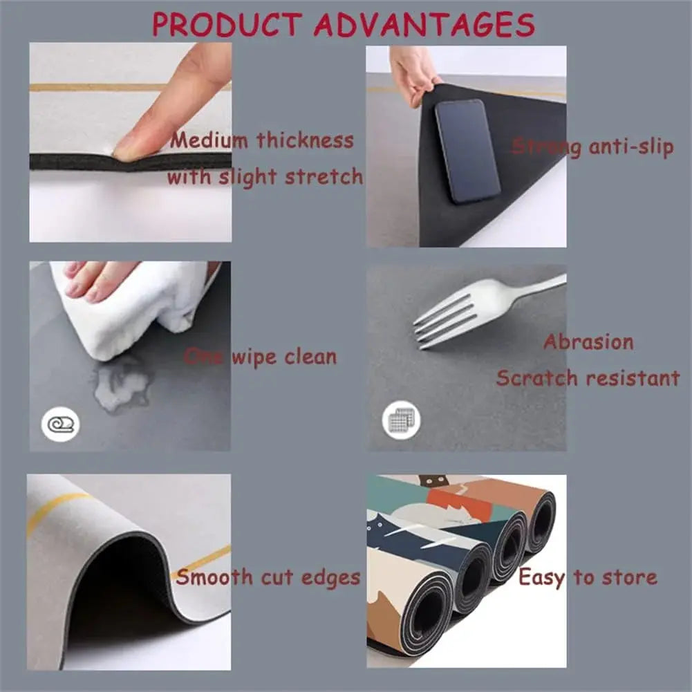 Floor Mat – Quick Dry Super Absorbent Non-Slip Bath Rug for Bathroom, Kitchen & Entryway Scrollcart Qatar 