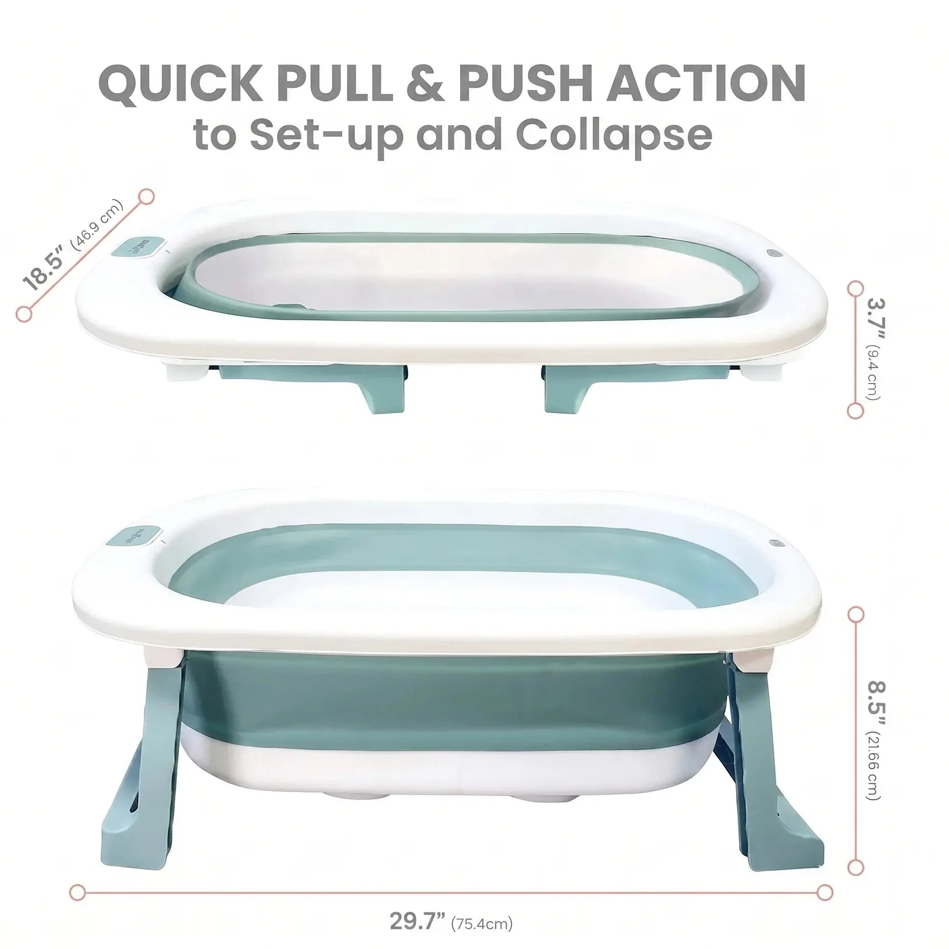 Foldable Baby Bath Tub for Newborns & Toddlers Doha Qatar