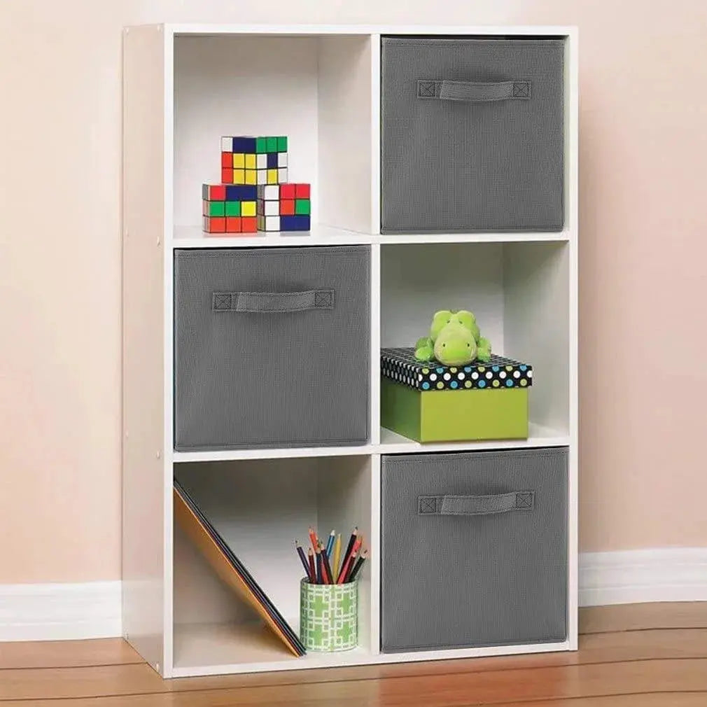 Foldable Fabric Storage Box with Handle Scrollcart Qatar 