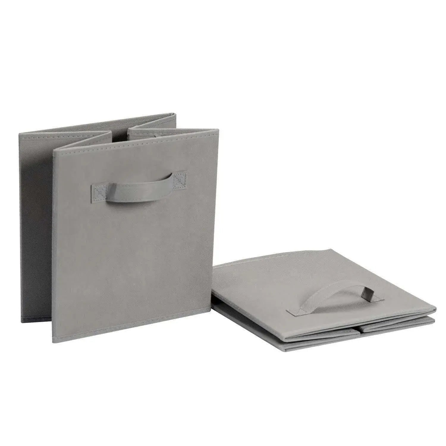 Foldable Fabric Storage Box with Handle Scrollcart Qatar 